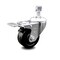 Service Caster 3 Inch Phenolic Swivel 1/2 Inch Threaded Stem Caster with Total Lock Brake SCC SCC-TSTTL20S314-PHR-121315 - alternate 1